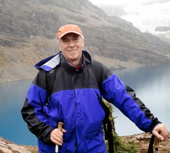 hiking, Lake O'hara, portrait