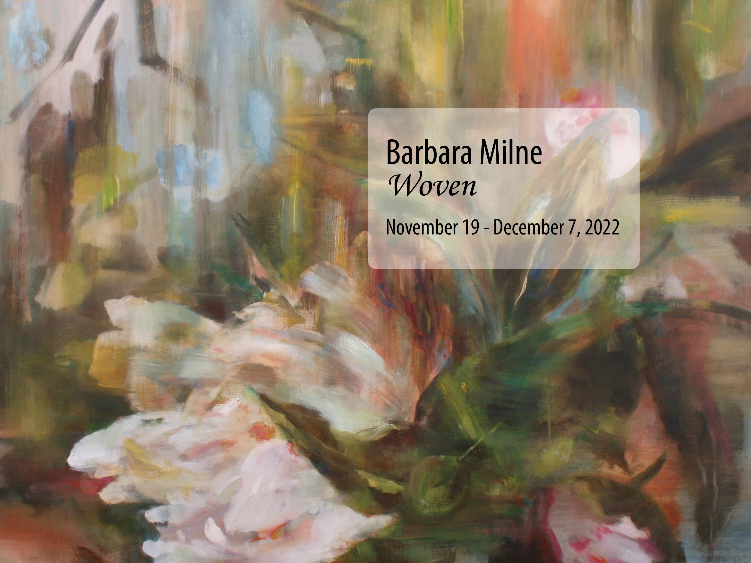 Peonies, catalog, milne show, woven