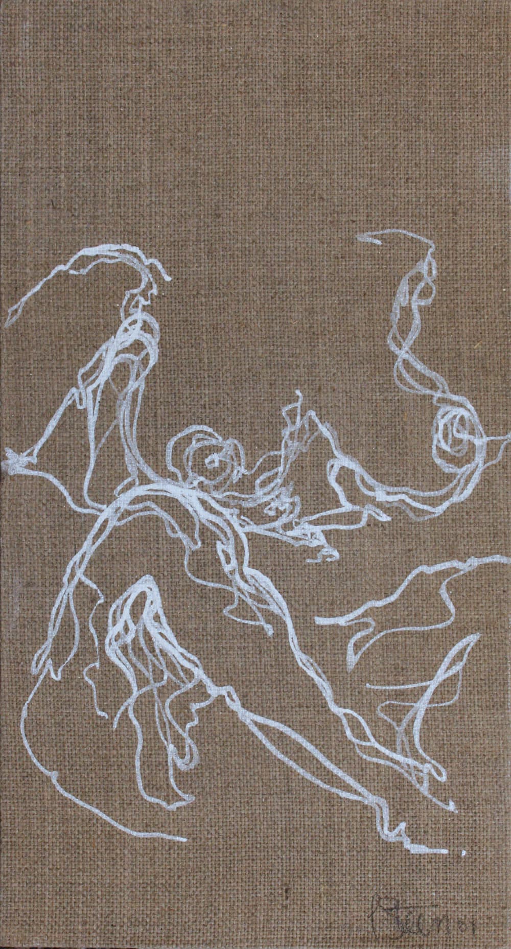 drawing, mark-making, figure, life drawing, Calgary, nude, side, form, sketch, linen