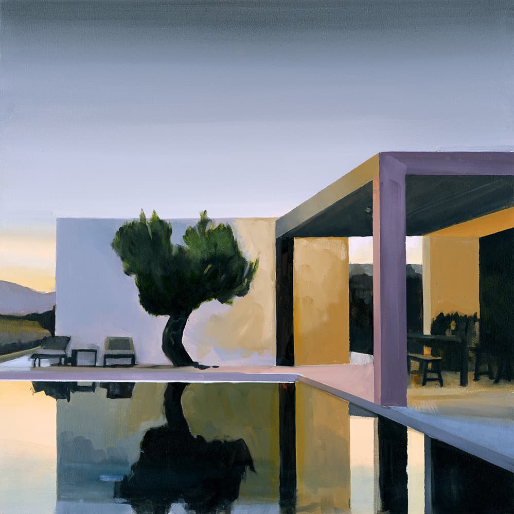 Landscape, abstracted, Ontario artist, bold brush strokes