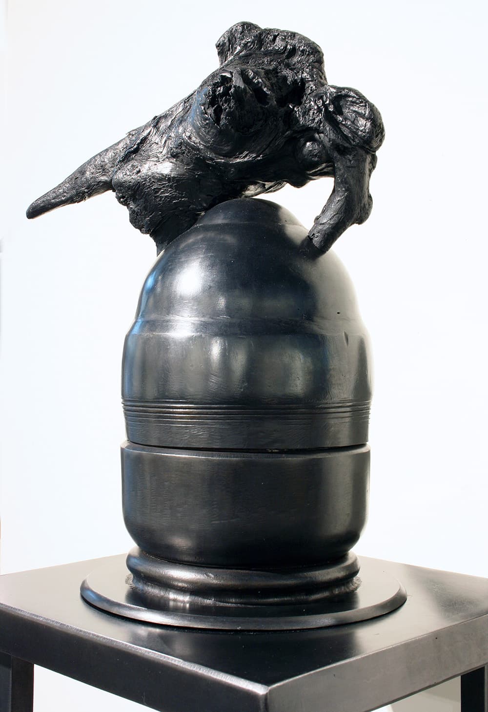 influence, history, welding, sculpture, steel, wood, shell, found, Alberta