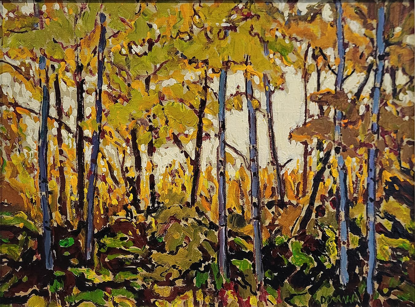 Alberta landscape, Group of Seven, Calgary artist, panorama, Kananaskis, mountains, fall, river, winter, winter light, highway view