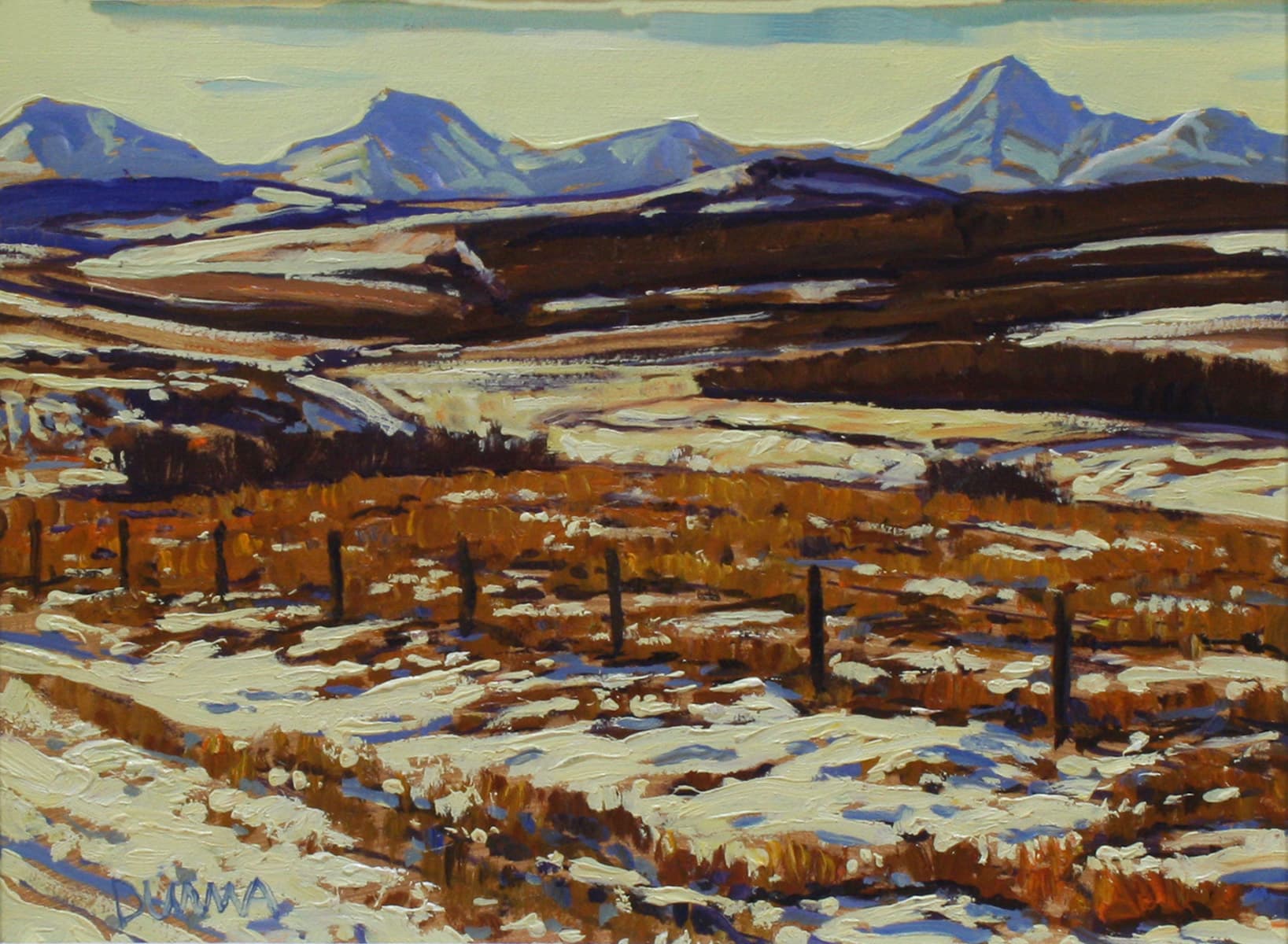 Alberta landscape, prairies, Calgary artist, spring