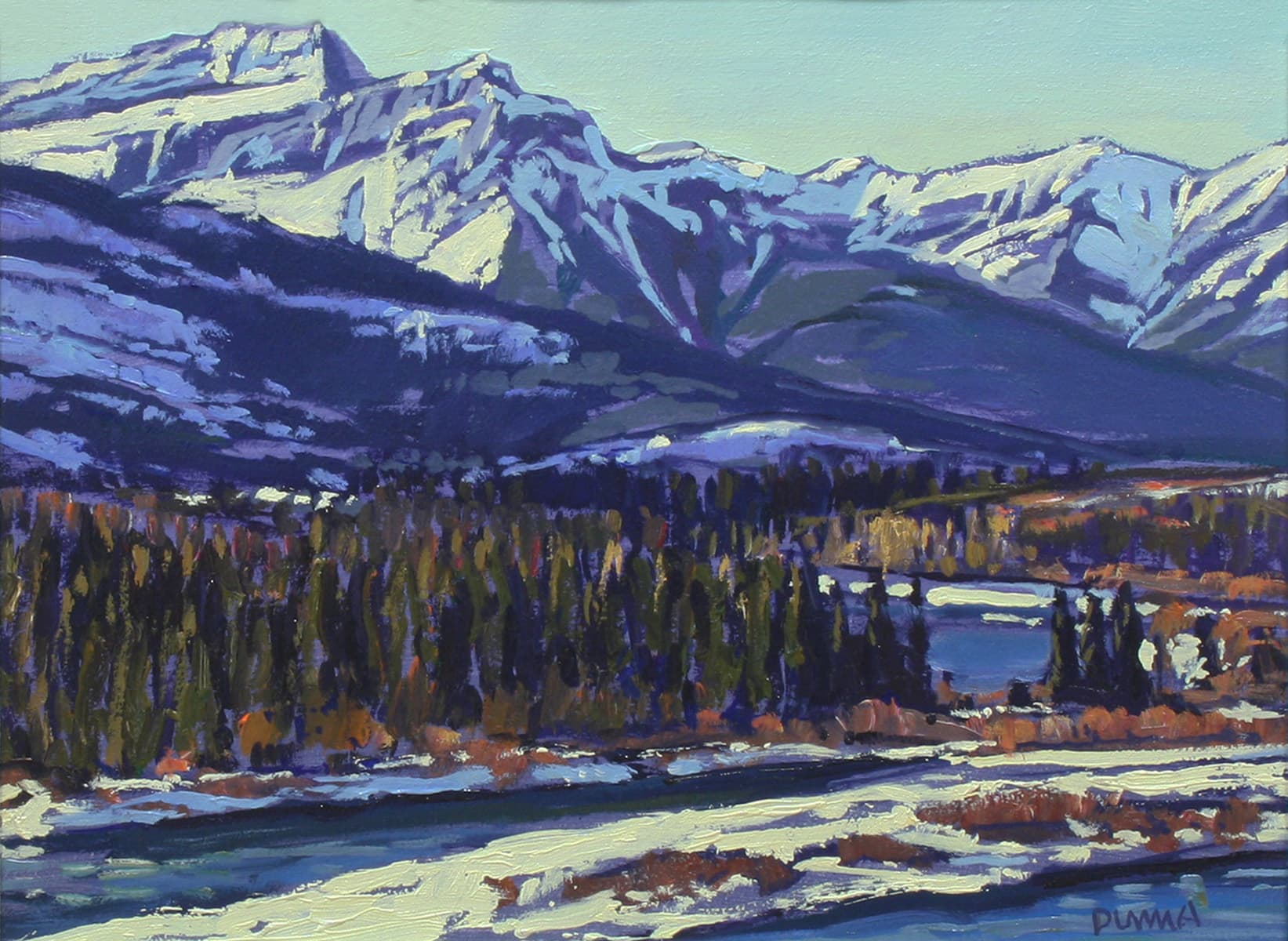 Alberta landscape, prairies, Calgary artist, spring