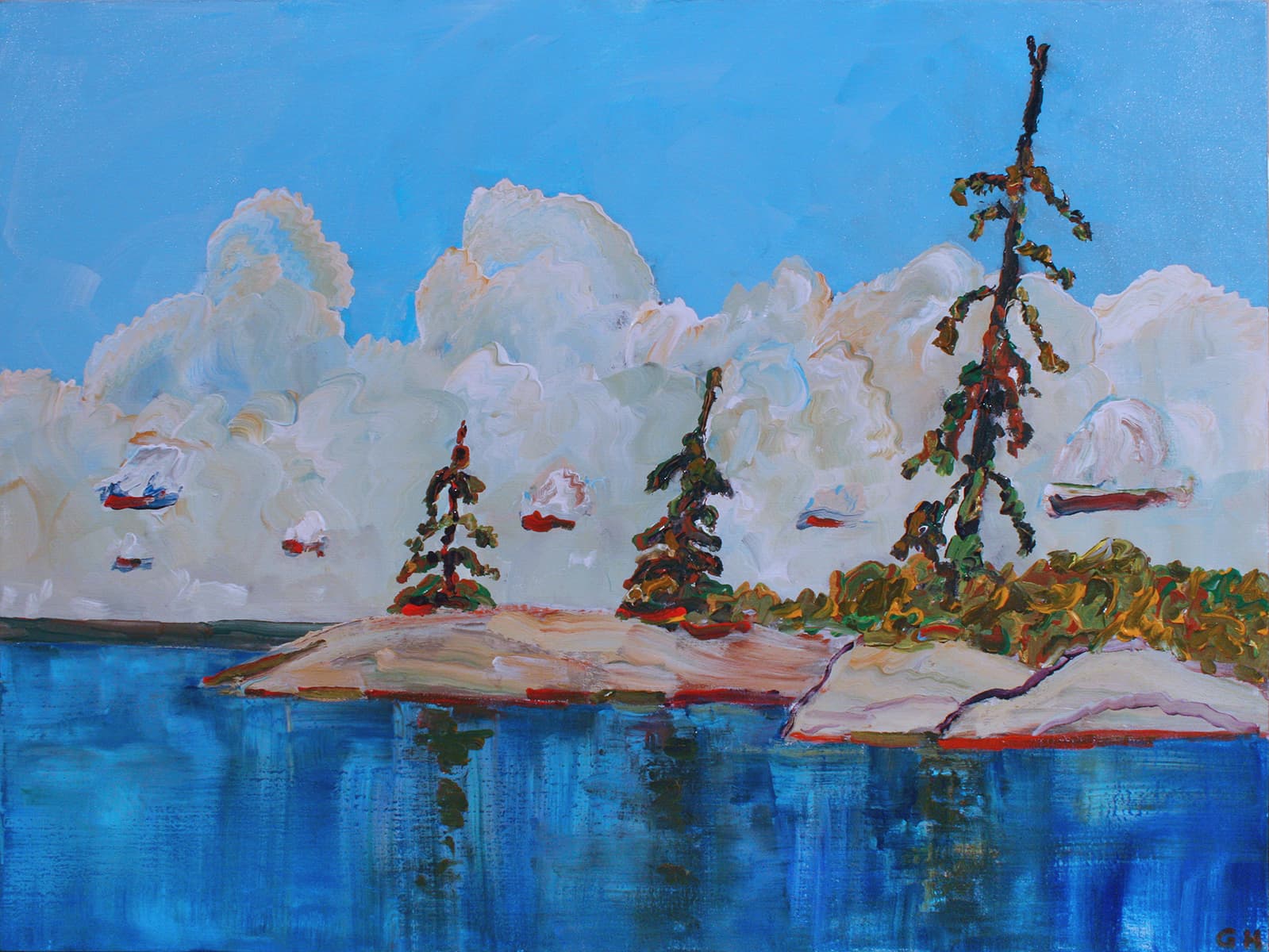 landscape painting, Saskatchewan
