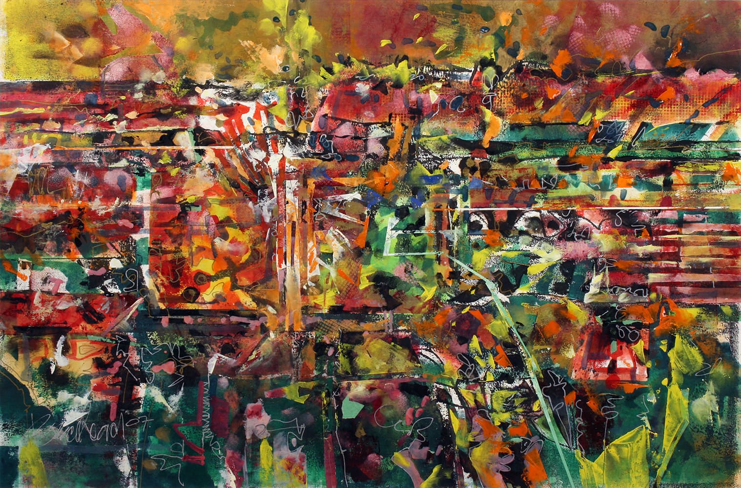 Abstraction, Canadian abstract painter, Rorschach, landscape