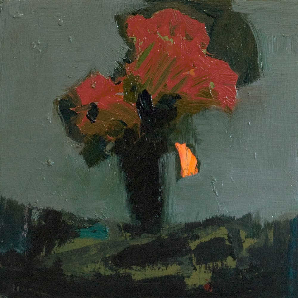 still life, impressionism, Canadian art, oil painting, floral, flowers, figure, figurative, landscape, flames