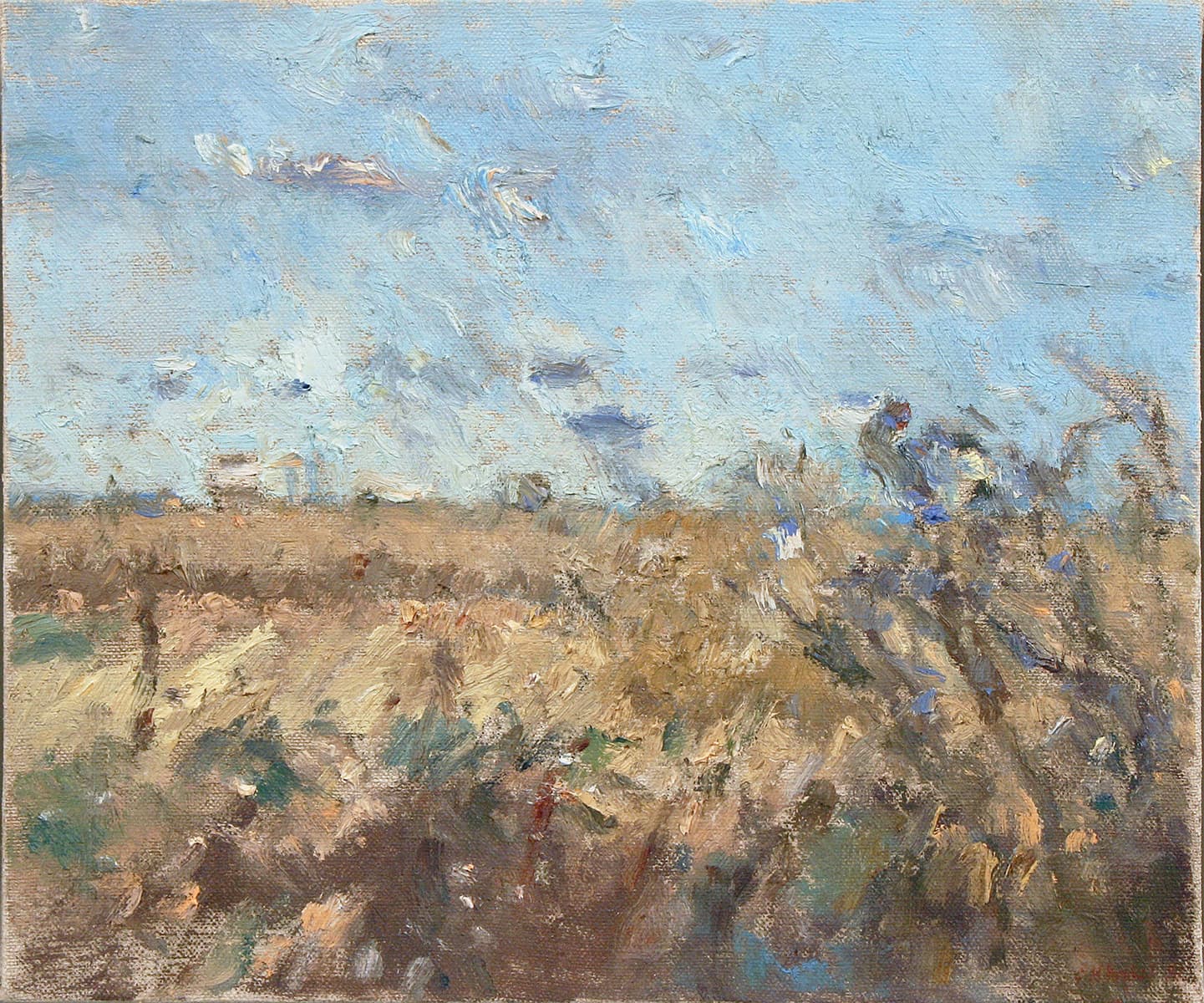 Saskatchewan landscape painting plein aire