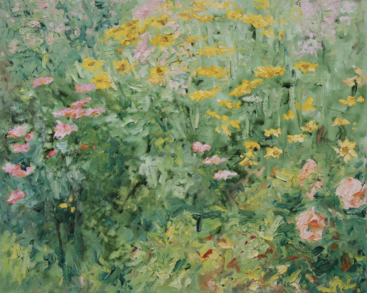 Emma Lake, Saskatoon, Saskatchewan, river, mountain, sky, impressionism,