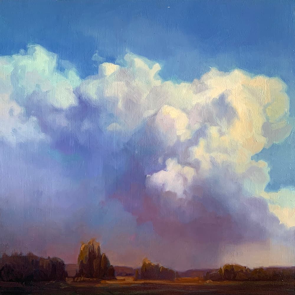 clouds, moody, field, green. oil, oils, Alberta, prairie, Ontario, cumulous