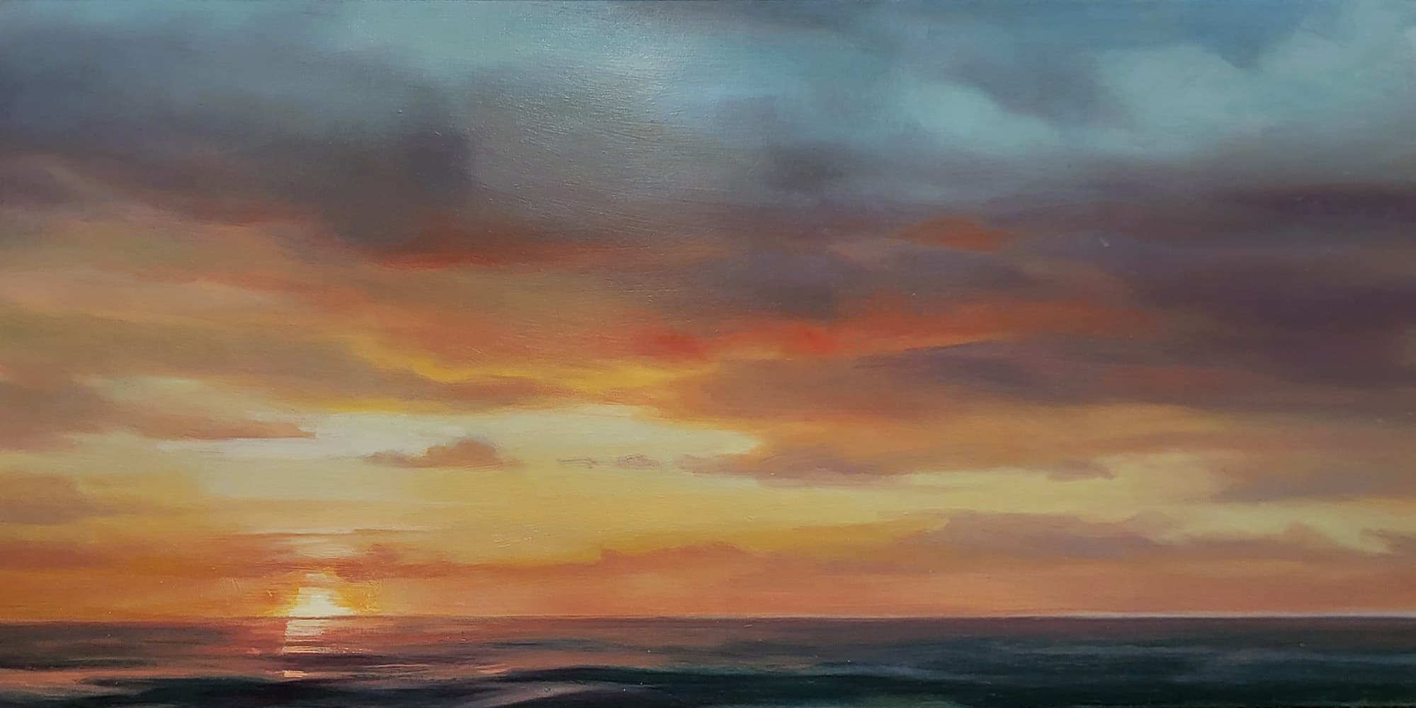 clouds, moody, field, green. oil, oils, Alberta, prairie, Ontario, sunset