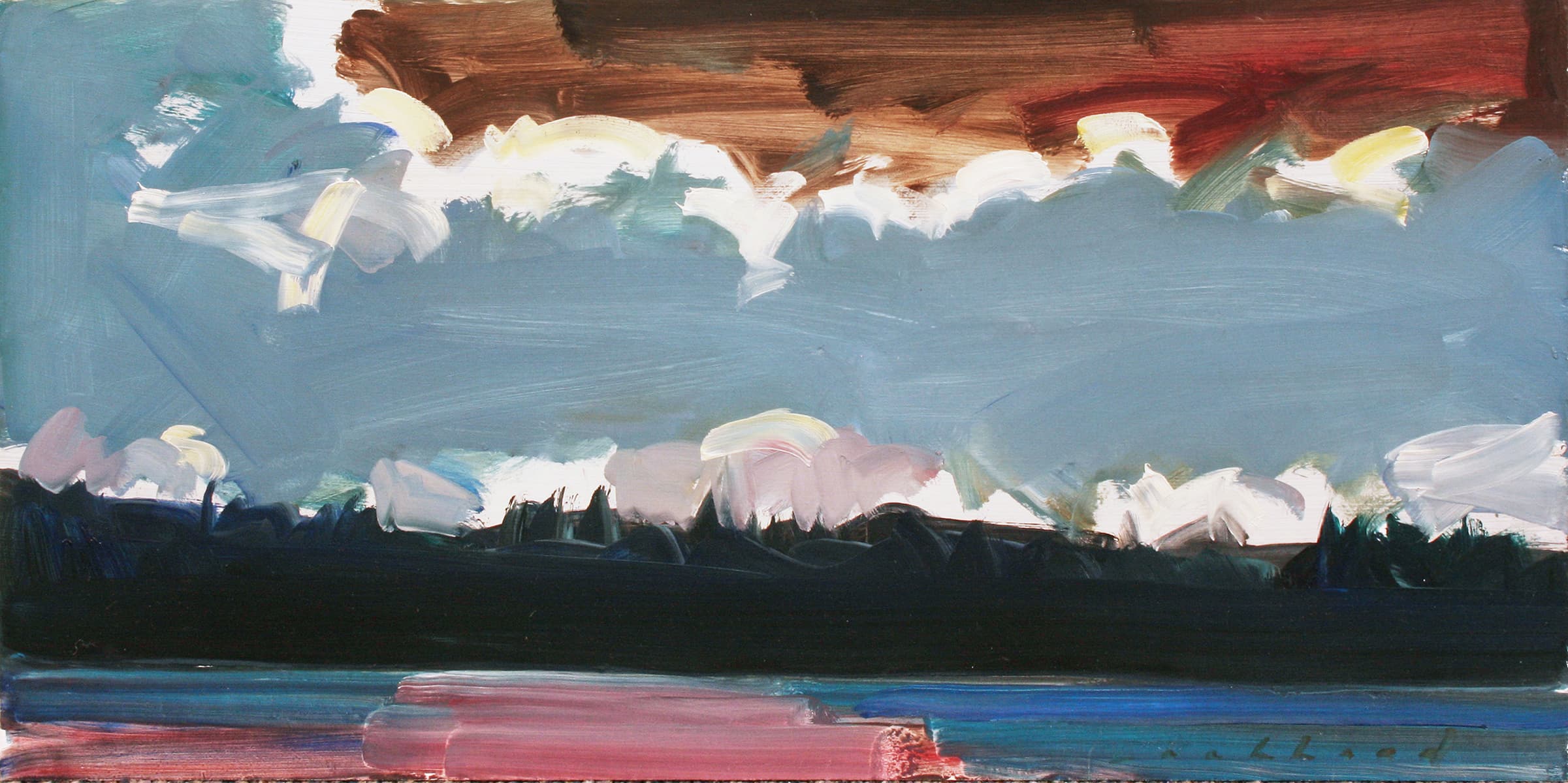 Regina Five, Saskatchewan, Alberta, Modern art, contemporary art gallery, Pincher Creek, river, clouds, lake country