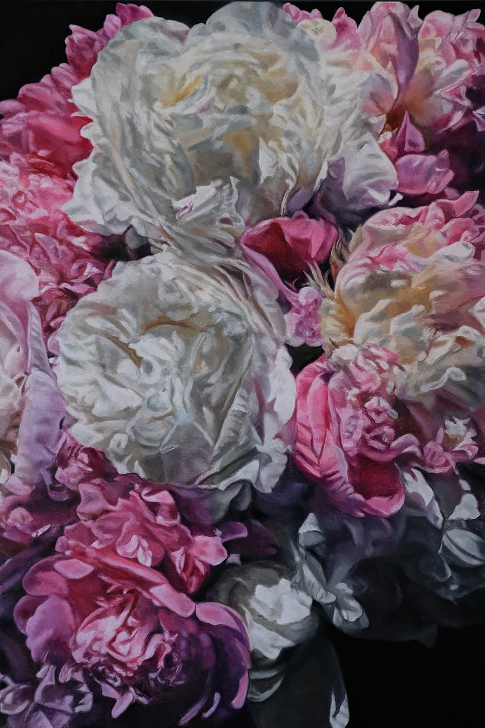 flowers, realism, Canadian art, renaissance, contemporary art, Alberta artist