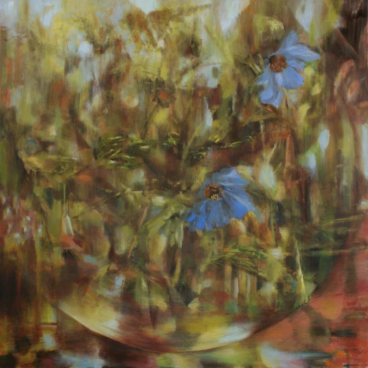 ethereal, dream-like, fantasy, landscape, floral