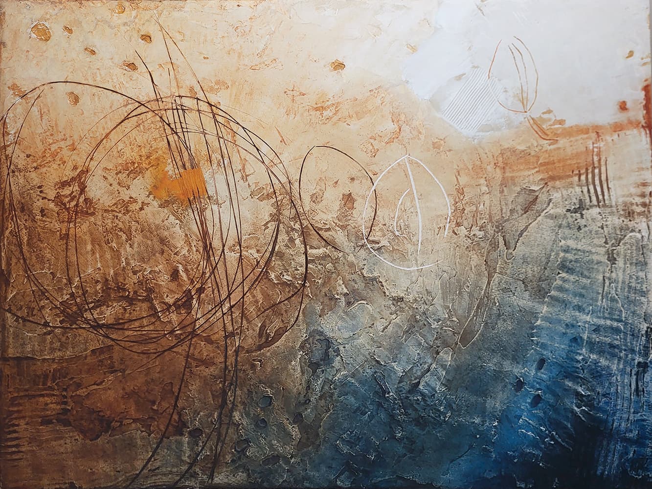 Abstraction, Sunshine coast, British Columbia Artist, Action expressionism, mixed media, nature