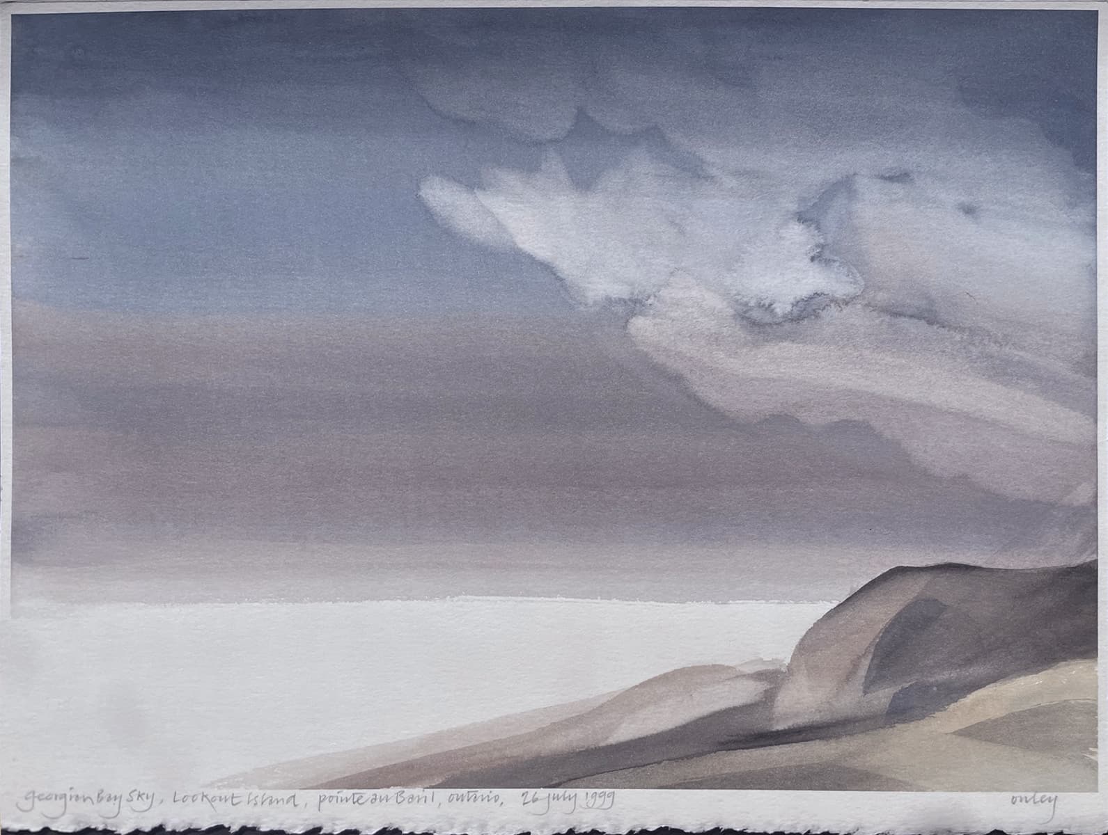 soft tones, subtle, watercolor, shore