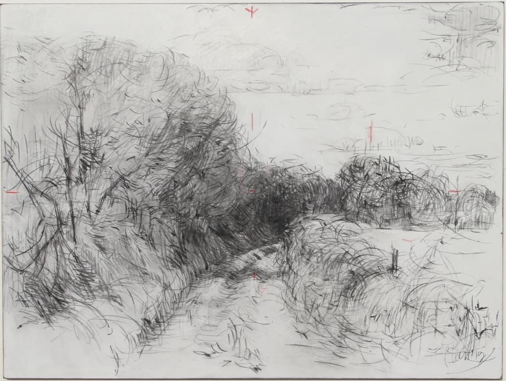 drawing, mark-making, road, countryside, England, exploring, path