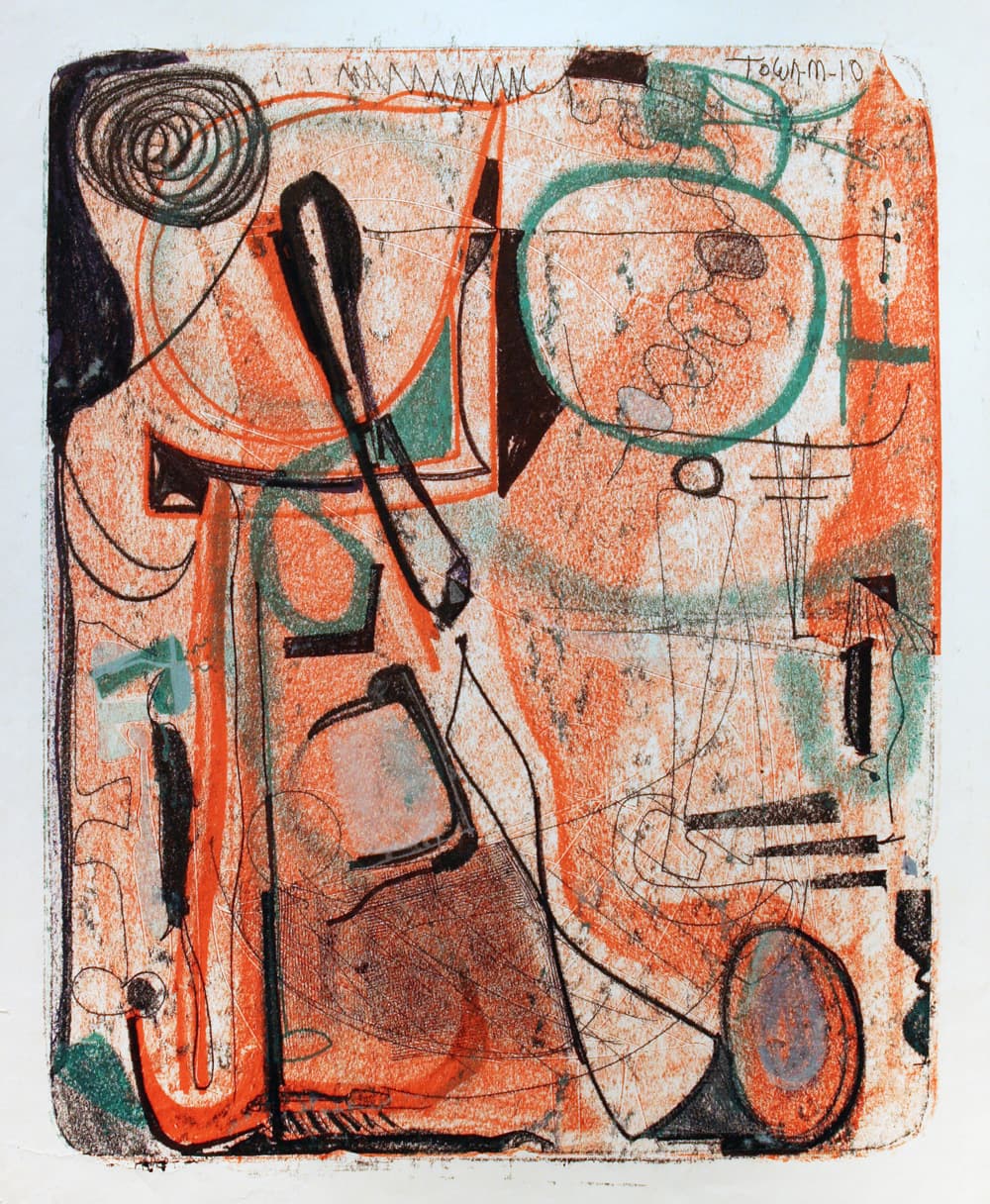 Action expressionism, Ontario artist, abstraction, Venice Bienanale, Toronto, Painters eleven, orange, SAP, free-line