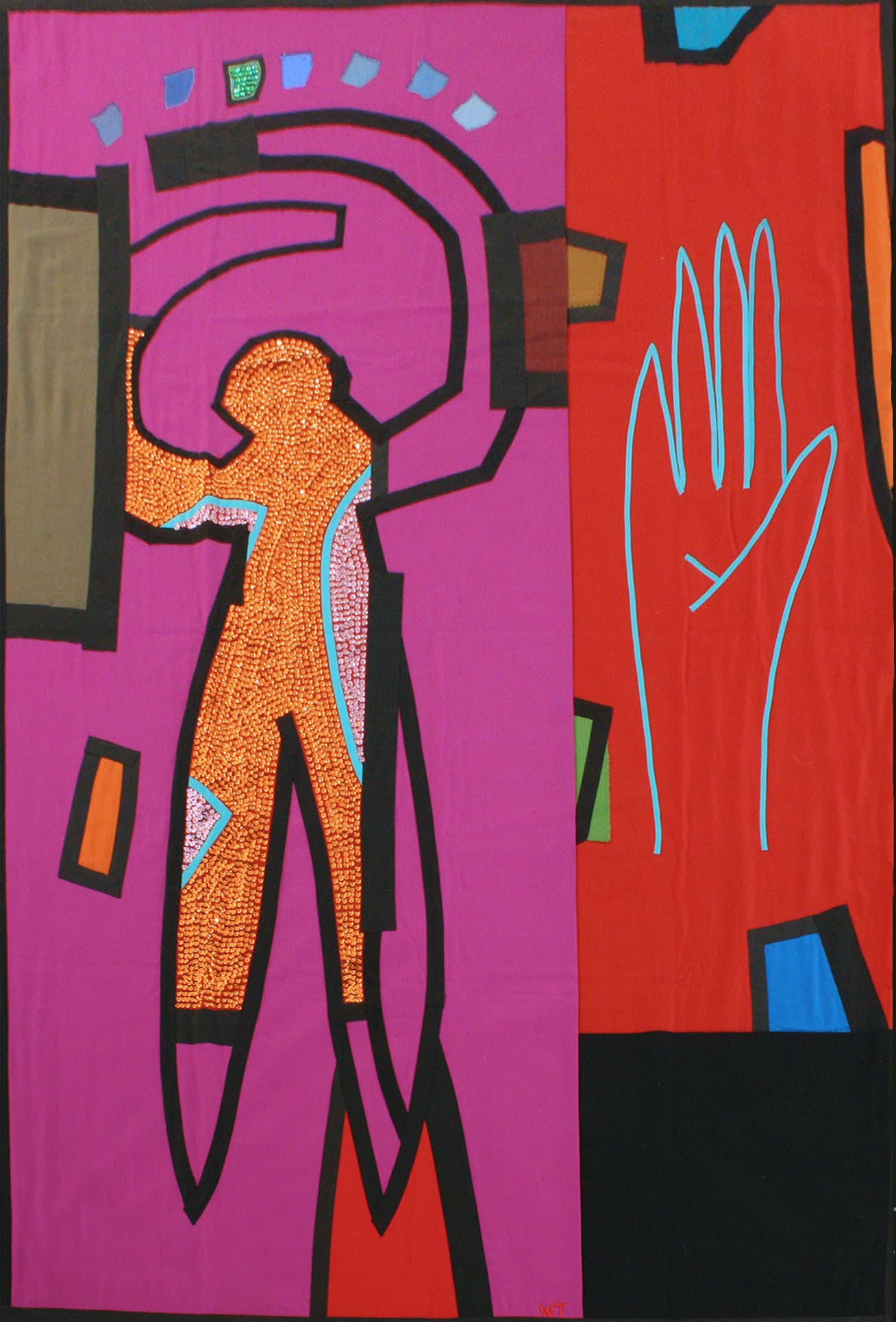 glitter, textile, fabric, abstract, unique perspective, colour, tapestry, story, daily activity