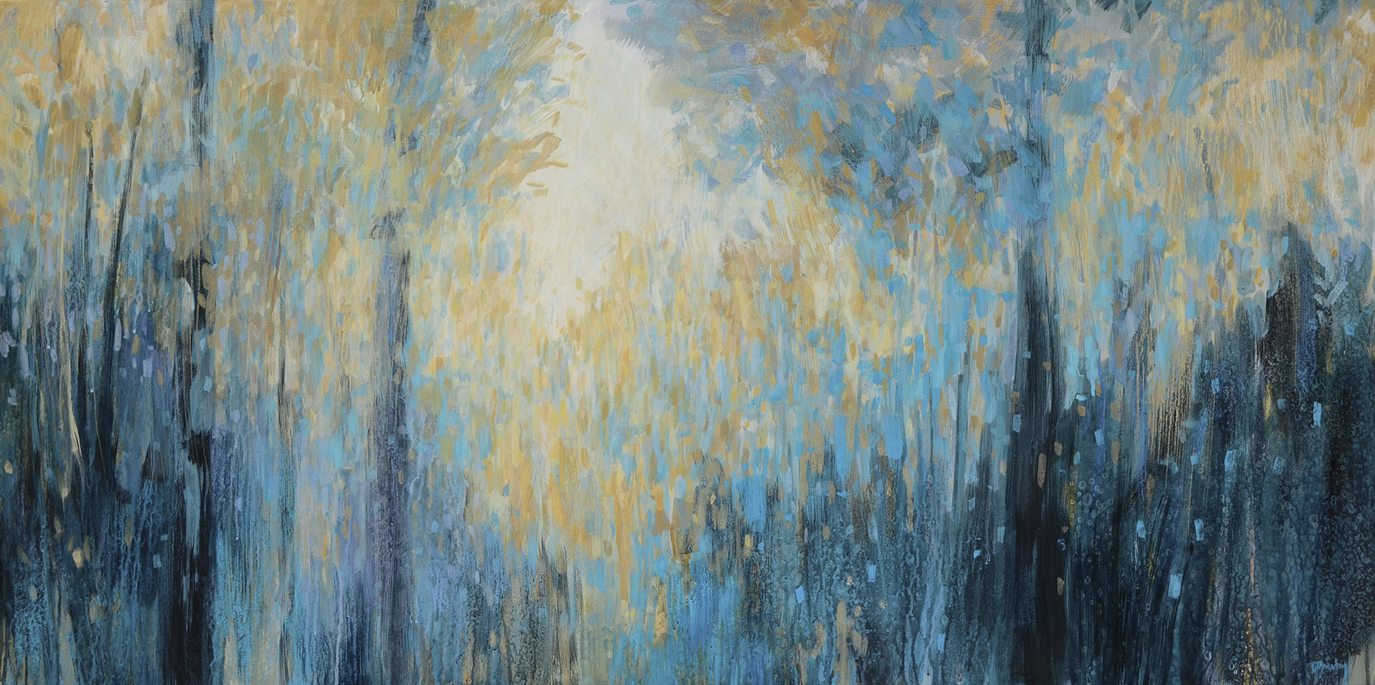 soft colours, off trail, old landscape, aspen, forest