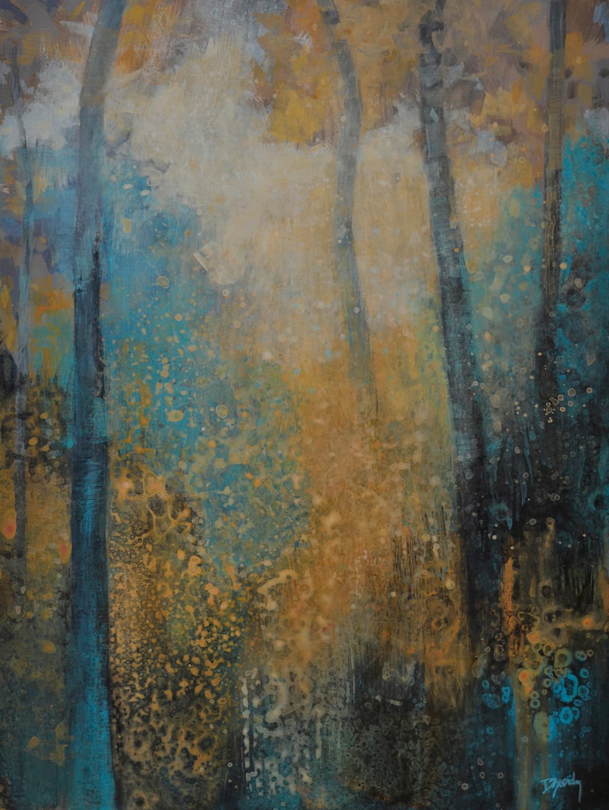 Canadian, fall, abstracted, layers, fall, earth