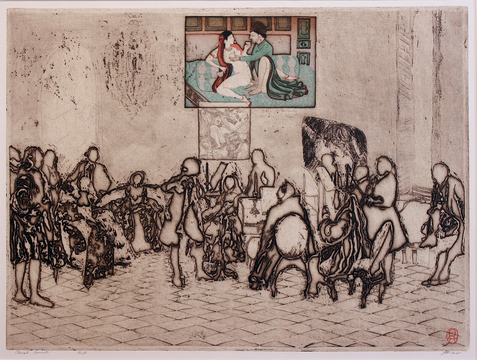 mocking, ballroom, detail, Japanese, detail