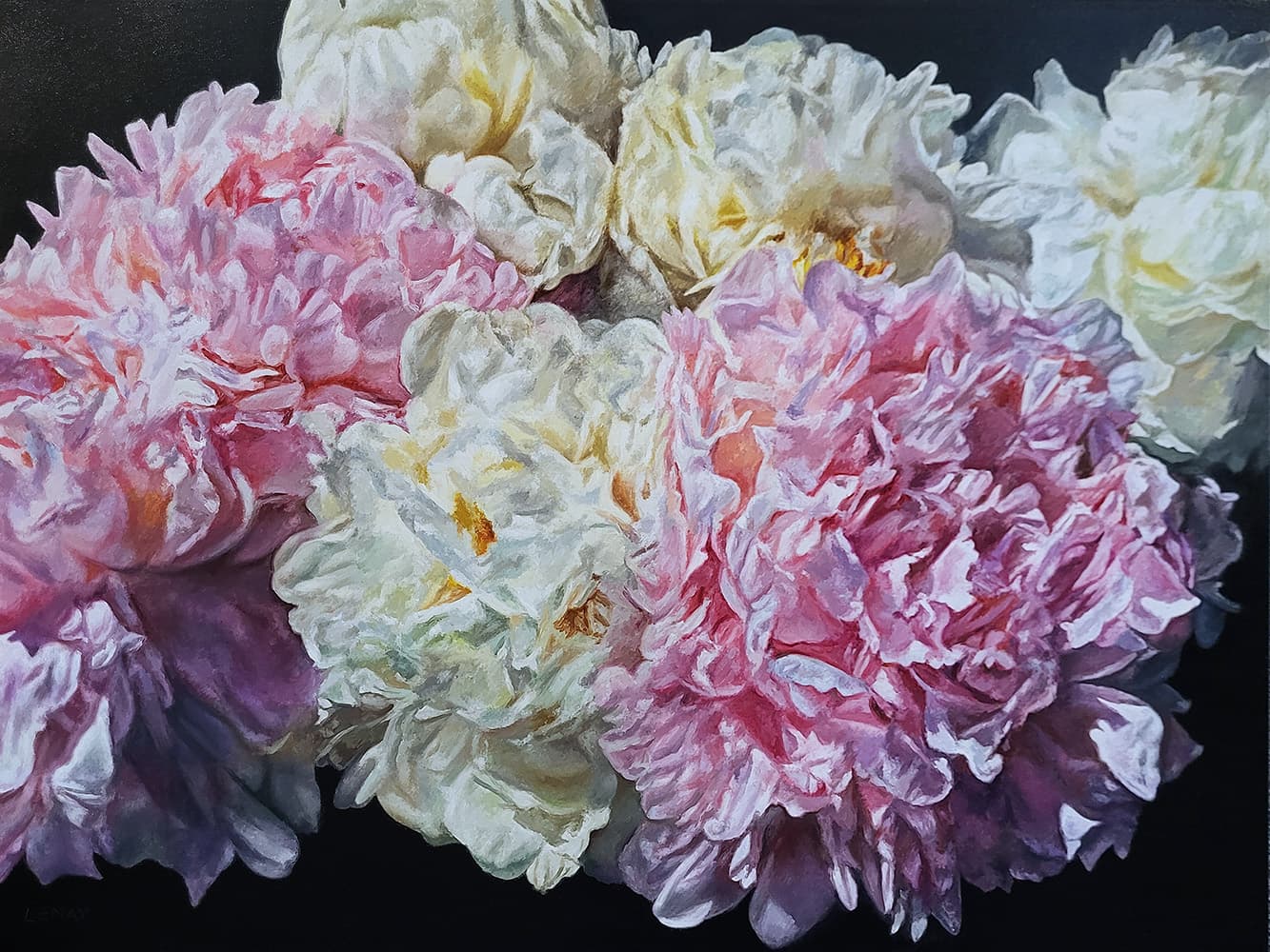 flowers, realism, Canadian art, renaissance, contemporary art, Alberta artist
