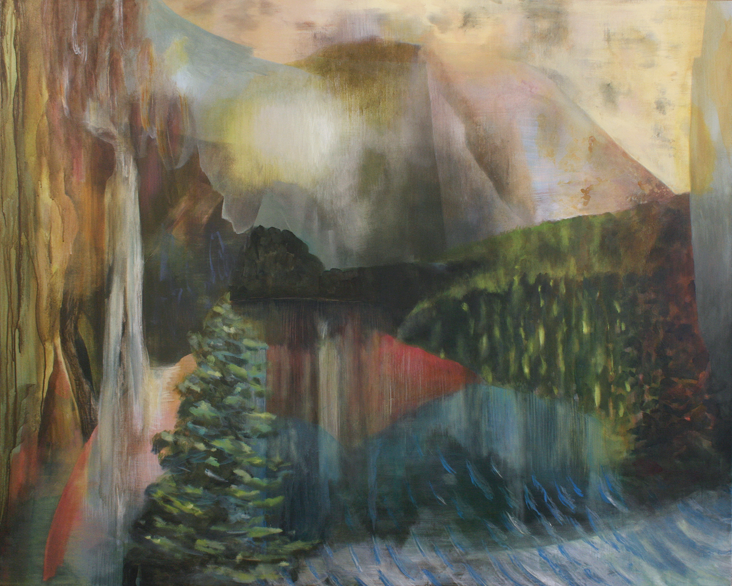 ethereal, dream-like, fantasy, landscape, Banff National Park, prism